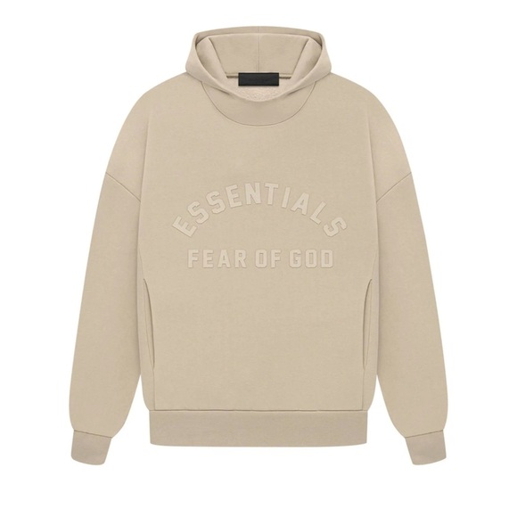 NWT Essentials Fear of God Dusty Beige Hoodie- Size XS